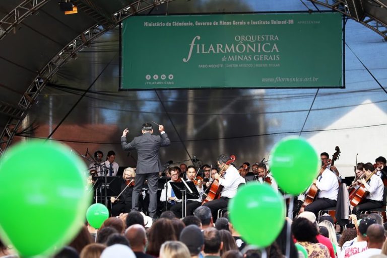 Circuito Instituto Unimed BH - Apresentação da Orquestra Sinfônica de Minas Gerais na Praça Milton Campos, BETIM  (MG), 30/06/2019 © Copyright Élcio Paraíso/Bendita  Conteúdo & Imagem | Todos os direitos reservados | All rights reserved